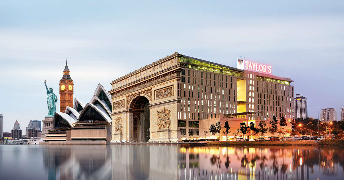 visual of taylors morphing with international landmarks